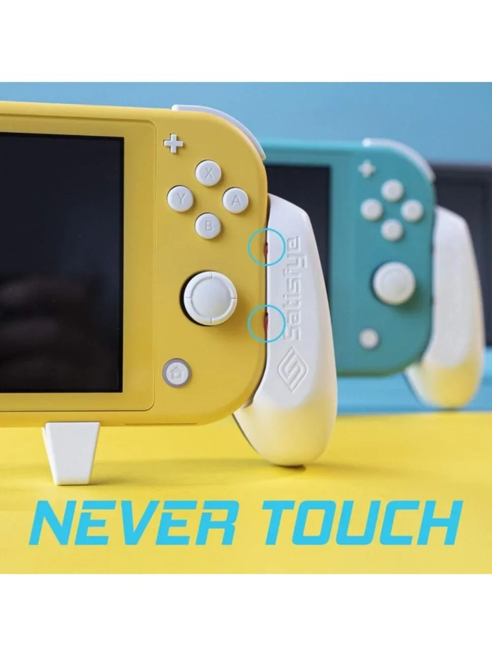 Slim Grip Bundle for Nintendo Switch Lite - Includes Case & 2 Thumbsticks